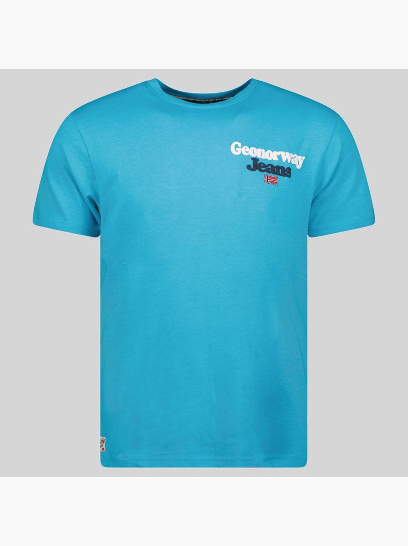 T-shirt joupper – geographical norway Turchese - Kiabi