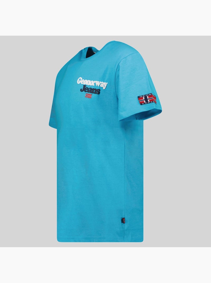 T-shirt joupper – geographical norway Turchese - Kiabi