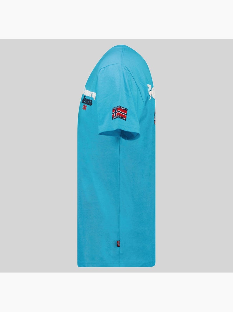 T-shirt joupper – geographical norway Turchese - Kiabi