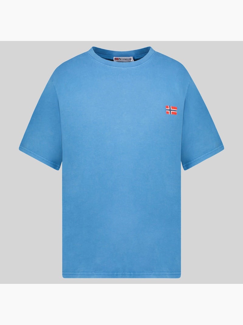 T-shirt joversize – geographical norway Blu - Kiabi