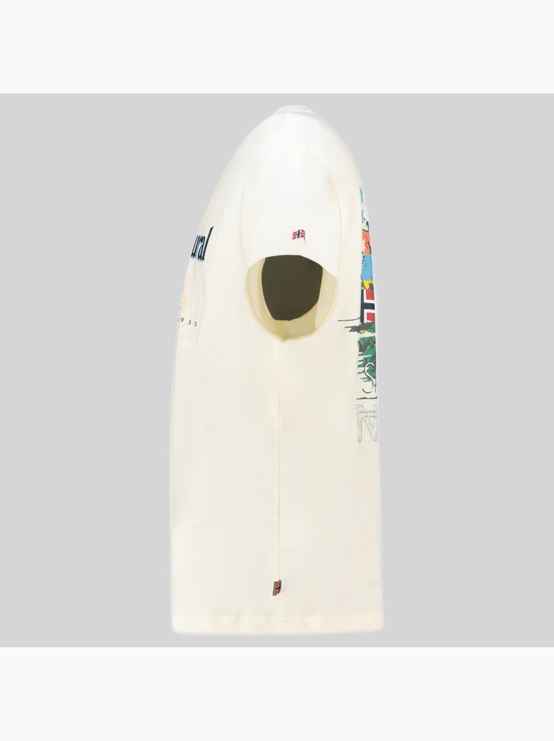 T-shirt jpark – geographical norway Bianco - Kiabi