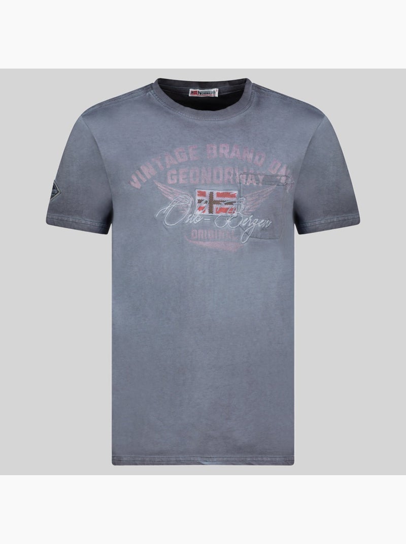 T-shirt jross – geographical norway Blu marino - Kiabi