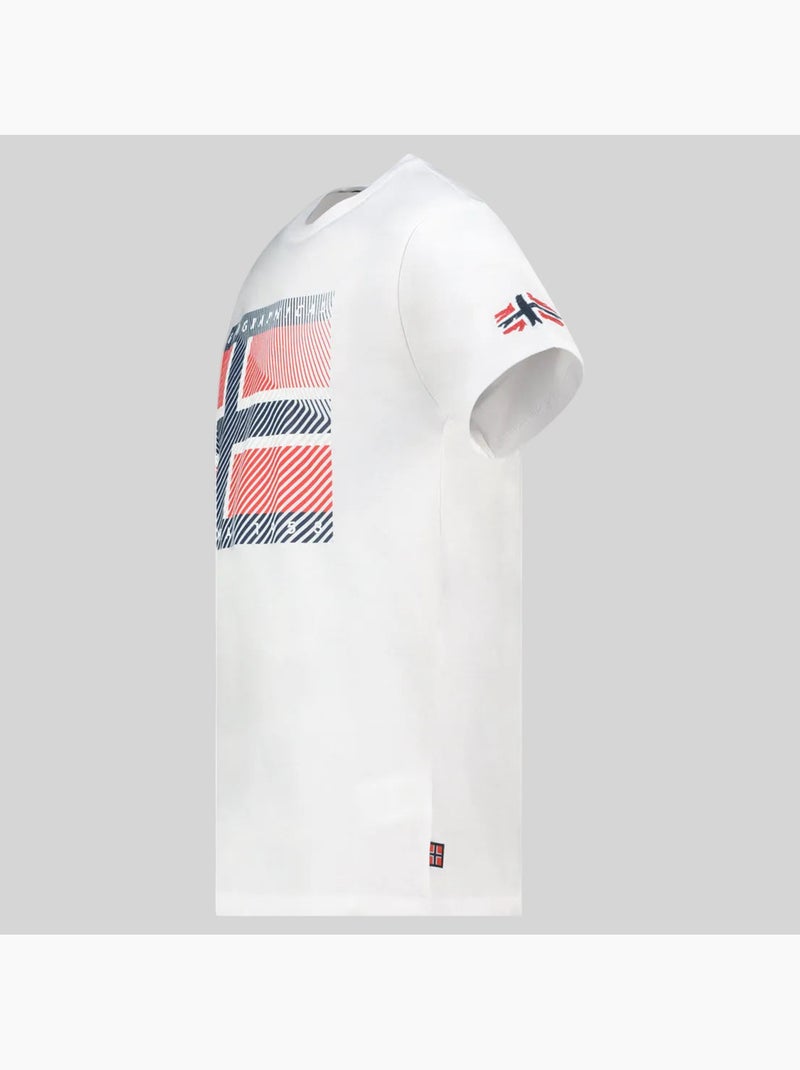 T-shirt junter – geographical norway Bianco - Kiabi