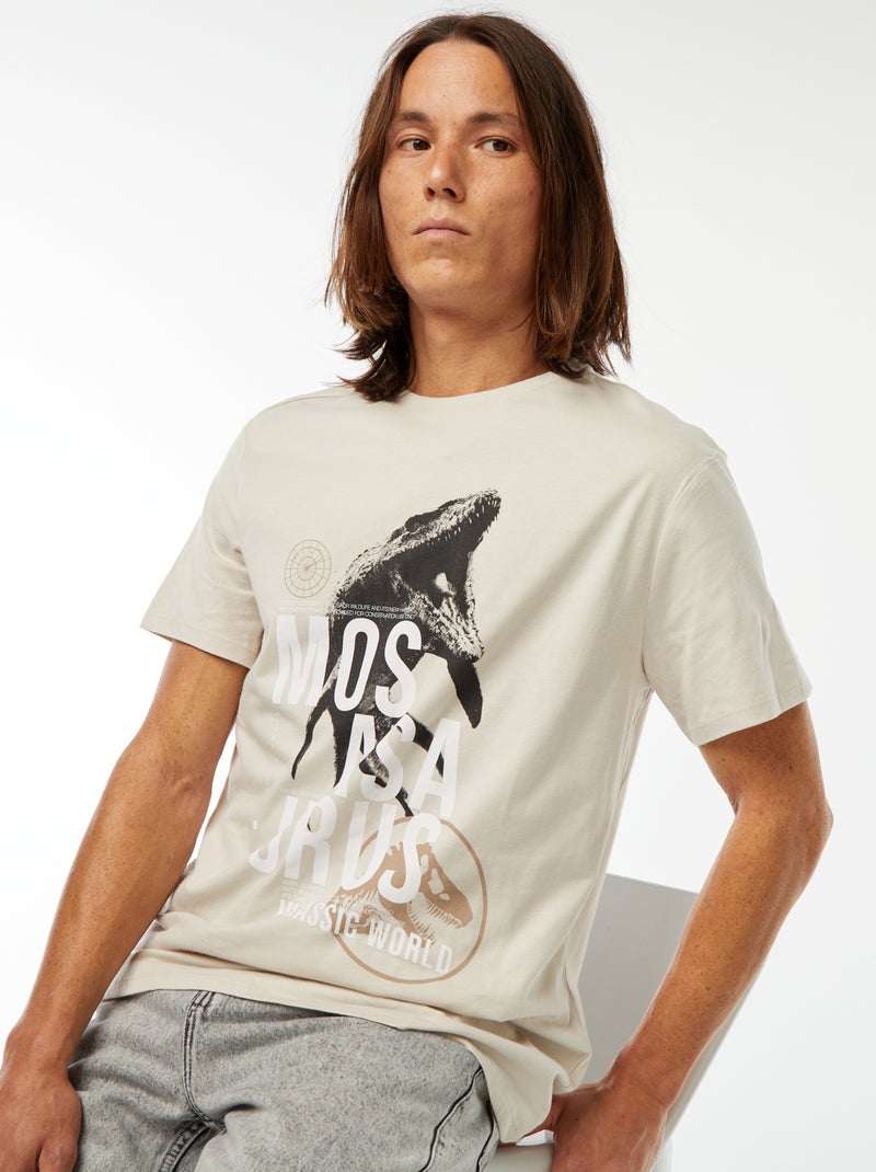 T-shirt 'Jurassic World' a maniche corte Grigio - Kiabi