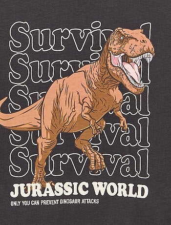 T-shirt 'Jurassic World' a maniche lunghe