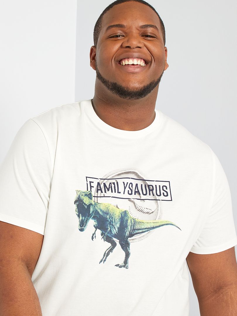T-shirt 'Jurassic World' BIANCO - Kiabi