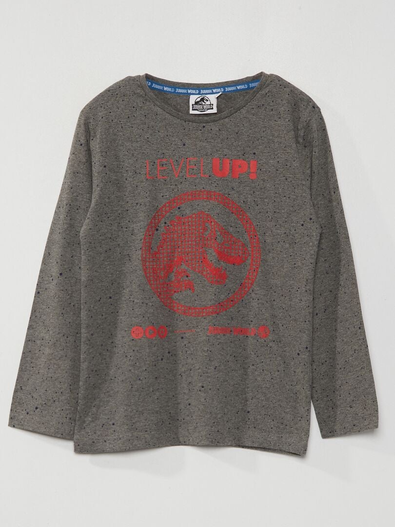 T-shirt 'Jurassic World' grigio - Kiabi