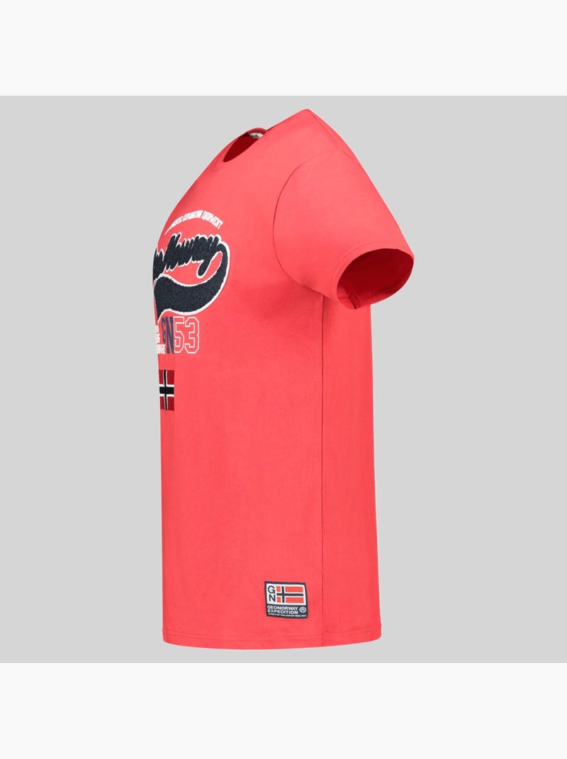 T-shirt jurbank – geographical norway Rosso - Kiabi