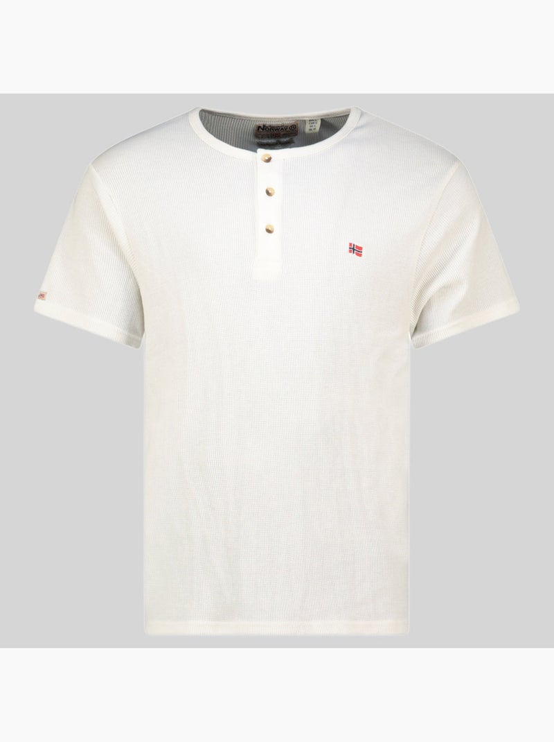 T-shirt jwaffle – geographical norway Bianco sporco - Kiabi
