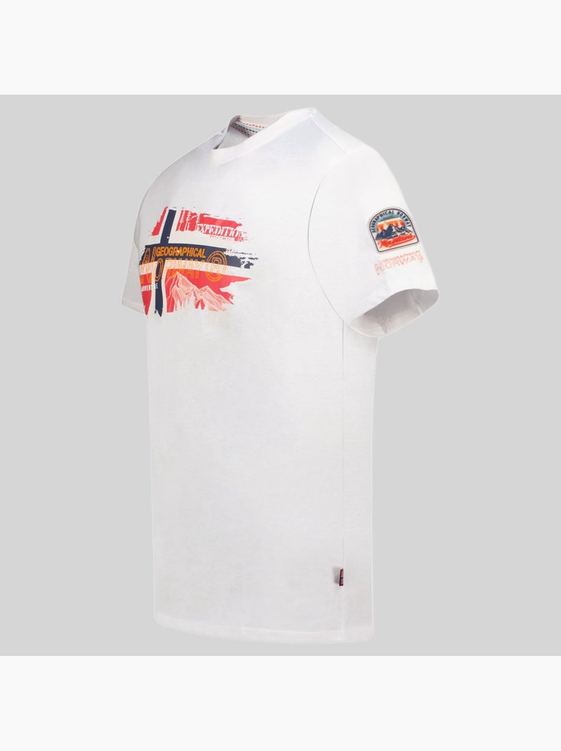 T-shirt jysuis – geographical norway Bianco - Kiabi
