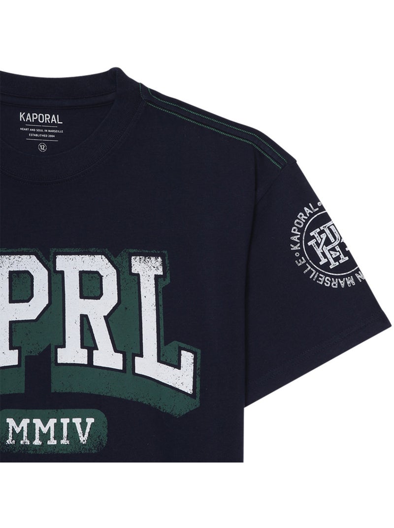 T-Shirt Kaporal da Bambino, Blu marino - Kiabi