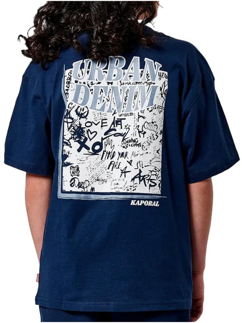 T-Shirt Kaporal da Bambino, Stile Marino Blu marino - Kiabi