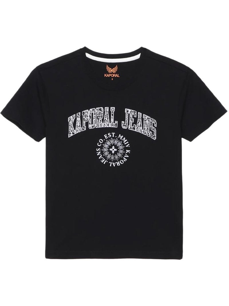 T-Shirt Kaporal per Ragazzo Nero - Kiabi