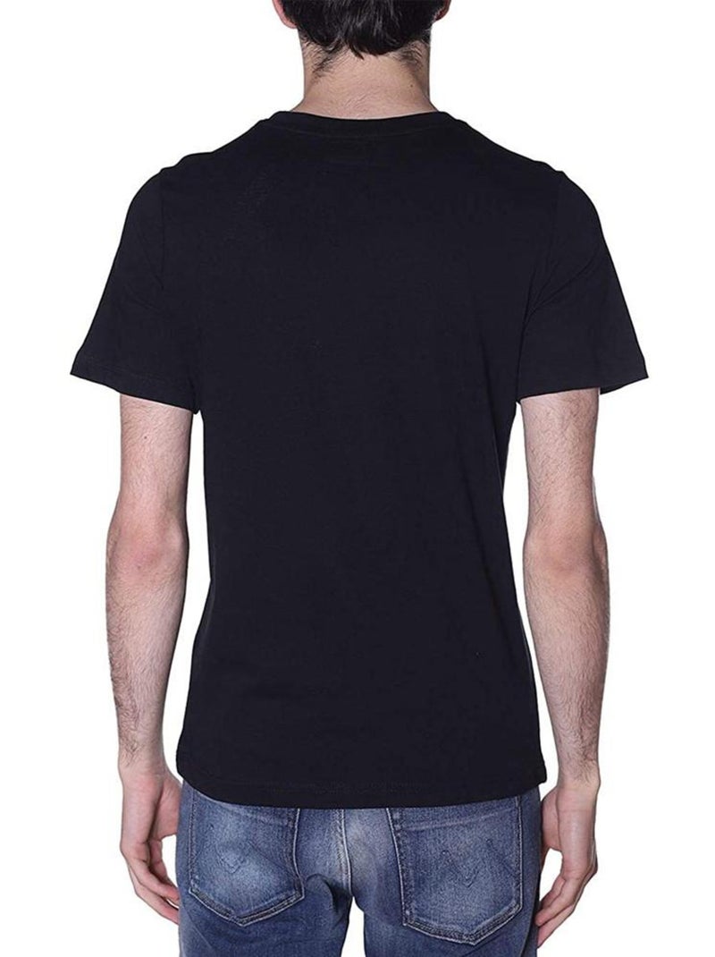T-shirt Kappa da uomo Nero Bianco - Kiabi