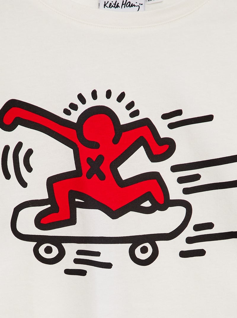 T-shirt 'Keith Haring' - 'San Valentino' BIANCO - Kiabi