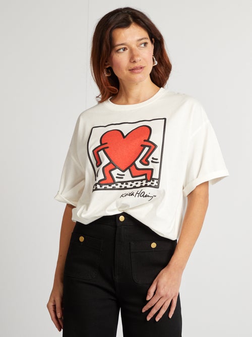 T-shirt 'Keith Haring' - 'San Valentino' - Kiabi