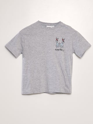 T-shirt 'Keith Haring' con scollo tondo