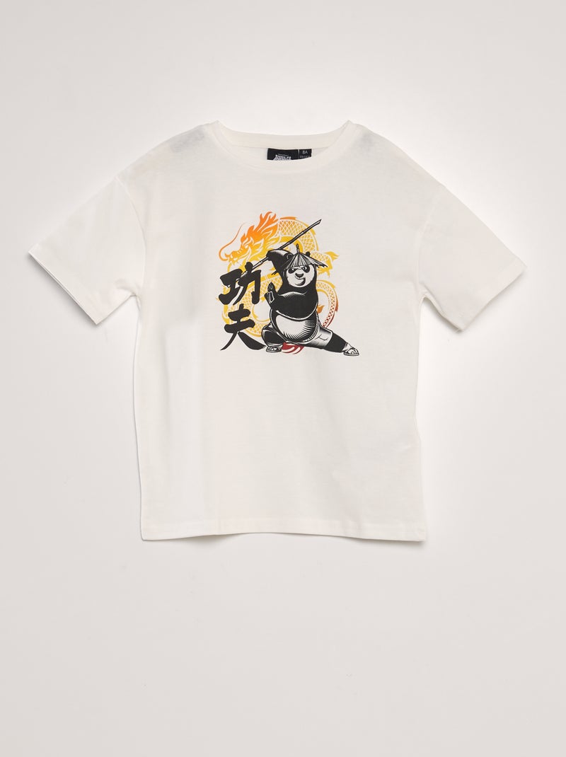 T-shirt 'Kung-Fu Panda' BIANCO - Kiabi