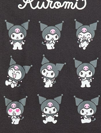 T-shirt 'Kuromi' a maniche lunghe