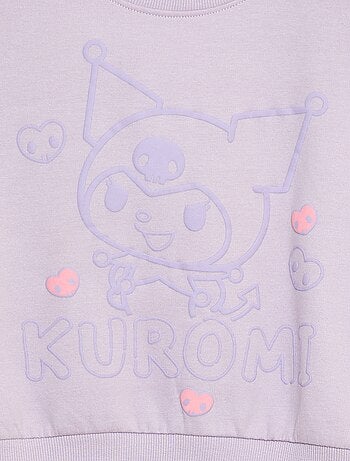 T-shirt 'Kuromi' a maniche lunghe
