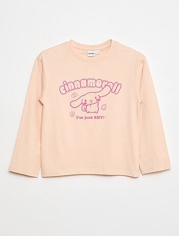 T-shirt 'Kuromi' 'Hello kitty & friends' in jersey di cotone