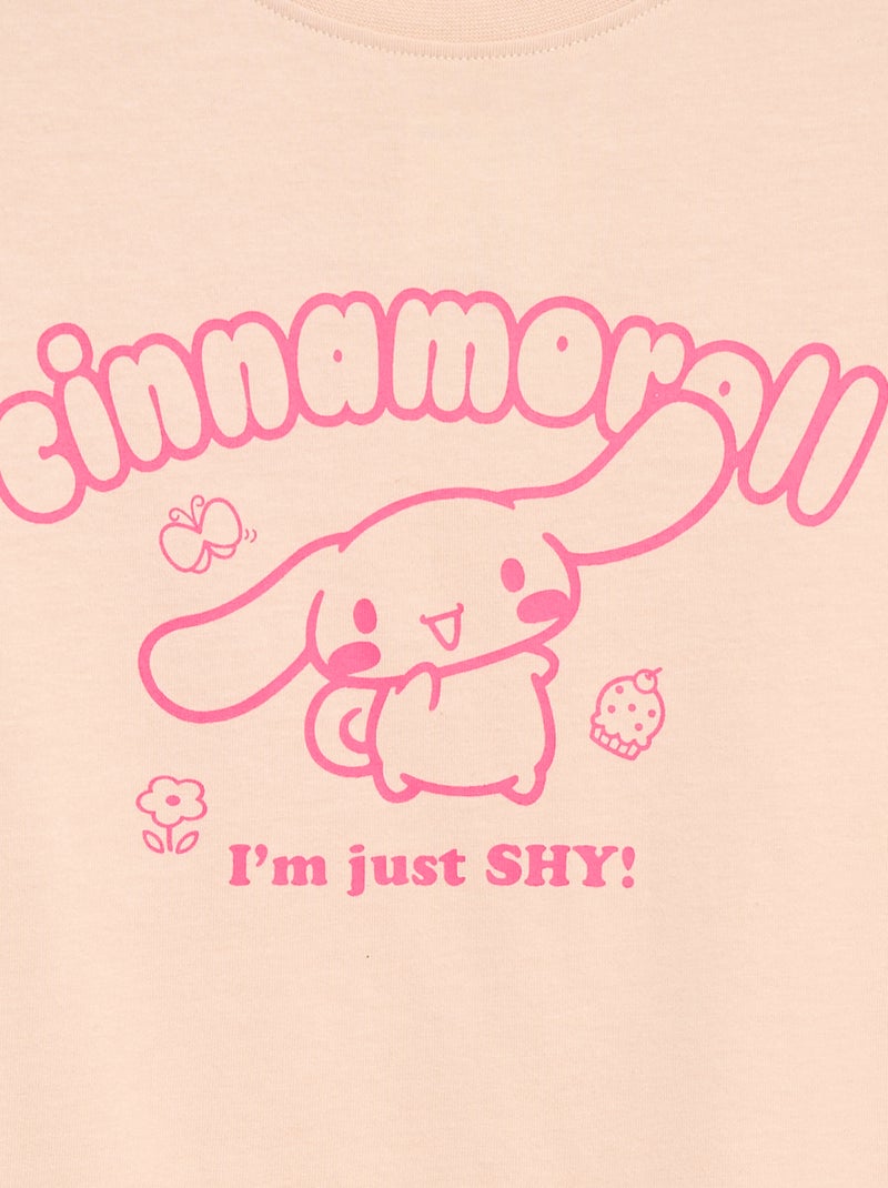 T-shirt 'Kuromi' 'Hello kitty & friends' in jersey di cotone Rosa - Kiabi