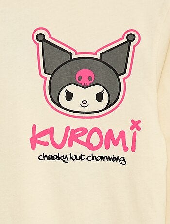 T-shirt 'Kuromi' 'Hellokitty&friends' in jersey di cotone