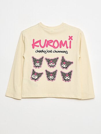 T-shirt 'Kuromi' 'Hellokitty&friends' in jersey di cotone