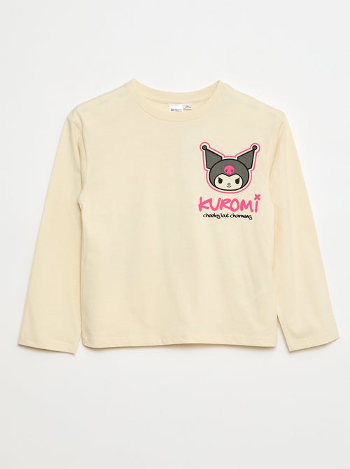 T-shirt 'Kuromi' 'Hellokitty&friends' in jersey di cotone - Kiabi