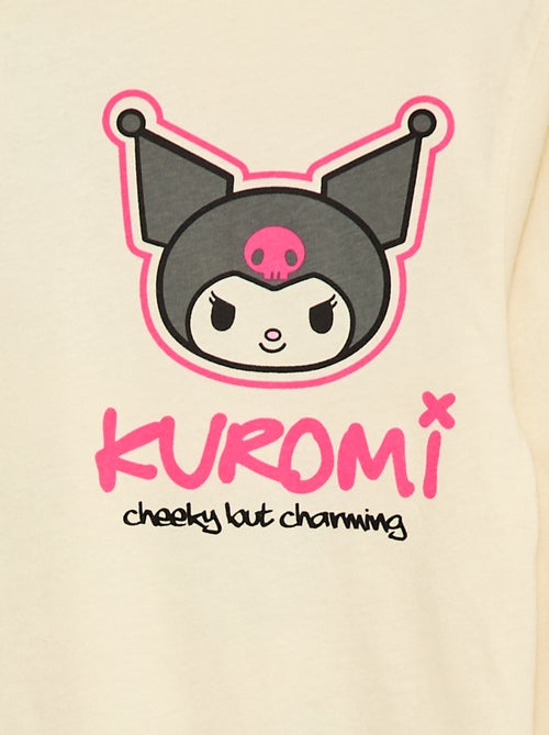 T-shirt 'Kuromi' 'Hellokitty&friends' in jersey di cotone - Kiabi