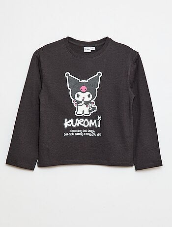 T-shirt 'Kuromi' 'Hellokitty&friends' in jersey di cotone