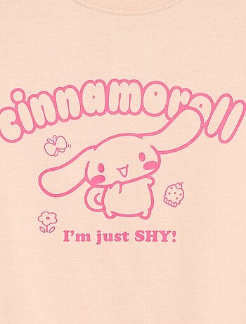 T-shirt 'Kuromi' 'Hellokitty&friends' in jersey di cotone