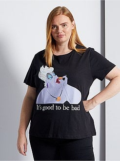 Taglie forti donna - T-shirt 'La Sirenetta' - Kiabi