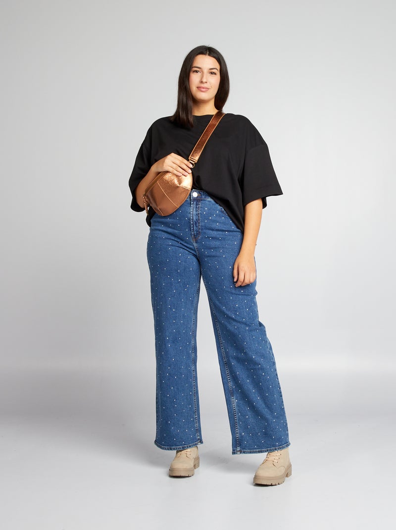 Set Salotto Donna 2 Pezzi - Top Maniche Corte E Pantaloni Wide Leg Comodi E Casual - Foto 9