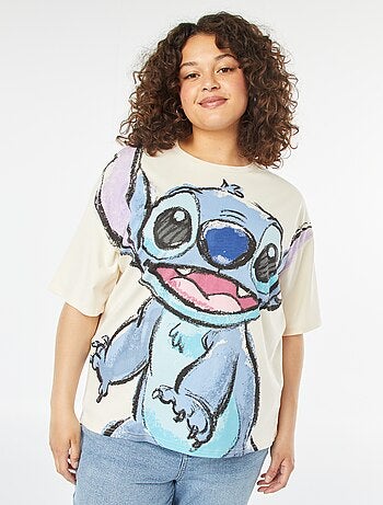 T-shirt larga 'Stitch'