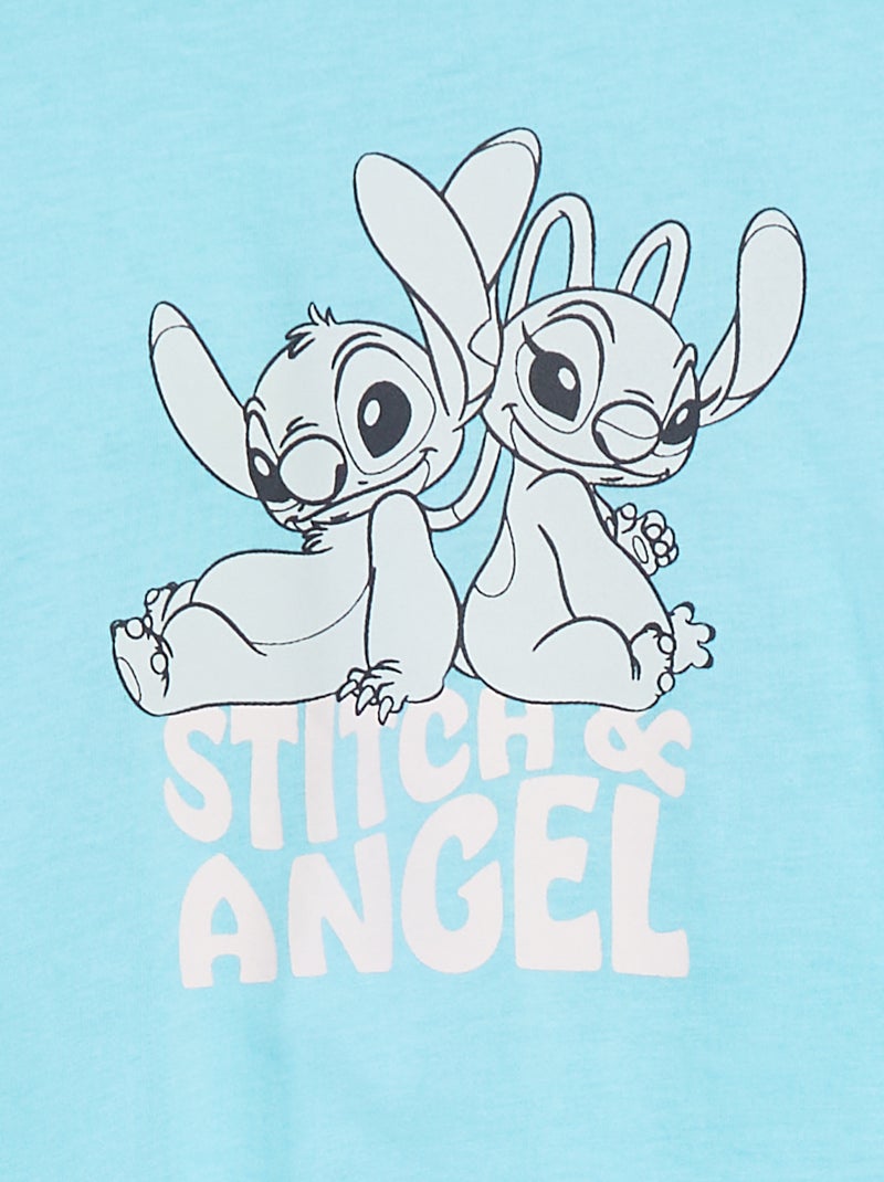 T-shirt larga 'Stitch' Blu - Kiabi