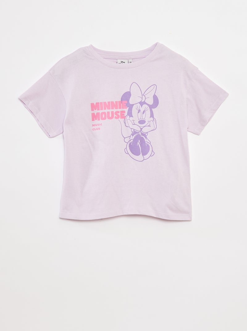 T-shirt large ''Minnie'' Viola - Kiabi