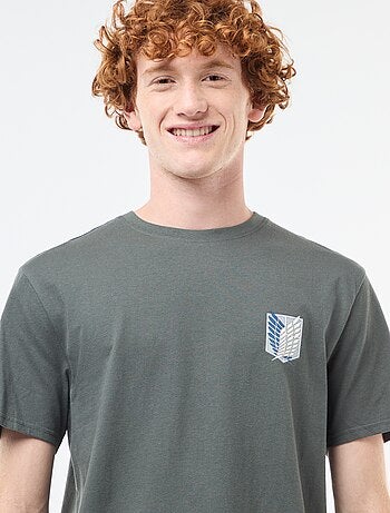 T-shirt 'L'attacco dei giganti' in cotone