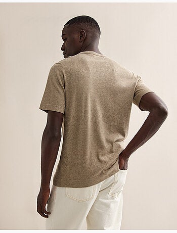 T-shirt lavorata a maglia con cashmere, MO Fashion