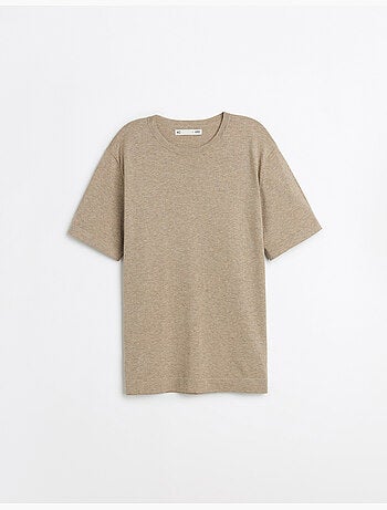 T-shirt lavorata a maglia con cashmere, MO Fashion