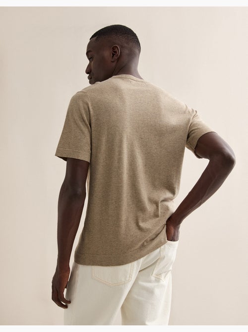 T-shirt lavorata a maglia con cashmere, MO Fashion - Kiabi T-shirt lavorata a maglia con cashmere, MO Fashion - Kiabi