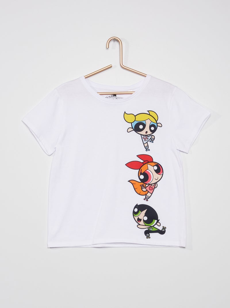 T-shirt 'Le Superchicche' bianco - Kiabi