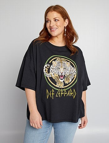 T-shirt 'Led Zeppelin' scollo tondo - Kiabi