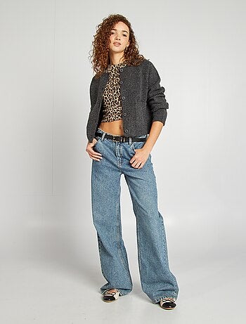T-shirt marinière in cotone stretch