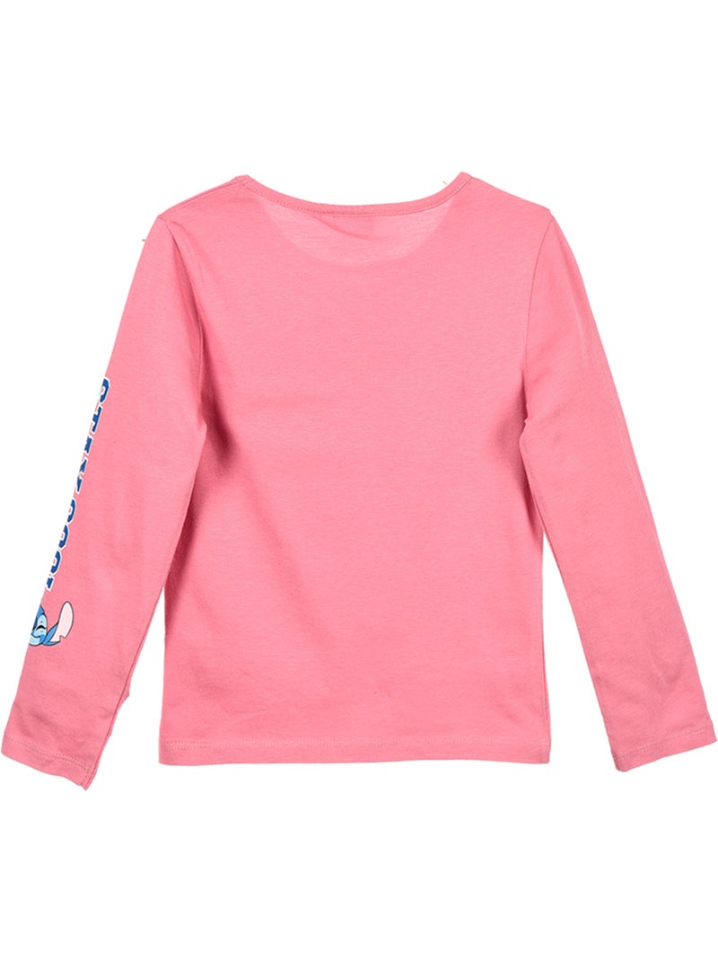 T-shirt lilo & stitch rosa bambina | licenza ufficiale Rosa - Kiabi