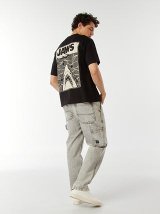 T-shirt 'Lo Squalo' 'I denti del mare' a maniche corte