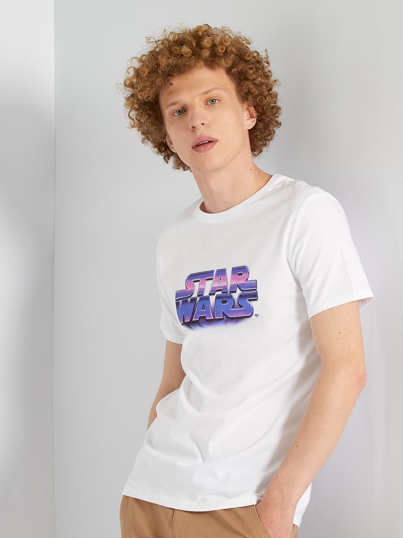 T-shirt logo 'Star Wars' BIANCO - Kiabi