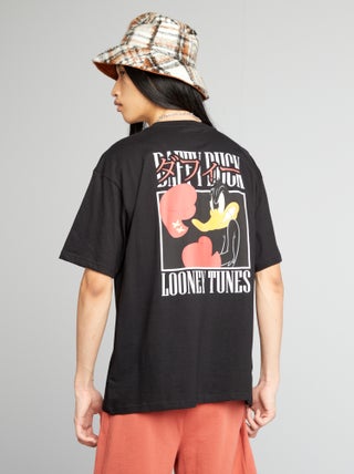 T-shirt 'Looney Tunes' oversize con scollo tondo
