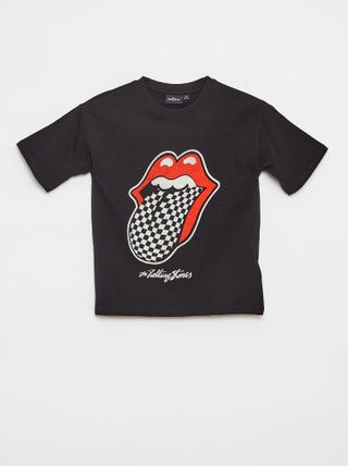 T-shirt loose a maniche corte 'Rolling Stones'