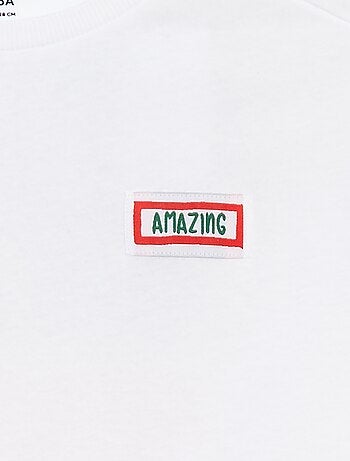 T-shirt loose fit a maniche corte